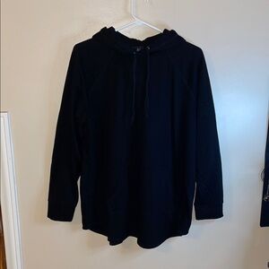 Cozy fleece pullover hoodie